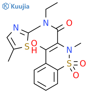 Amido Ethyl Meloxicam (Meloxicam Impurity) structure