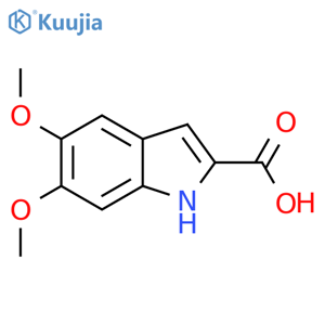 5,6-Dimethoxy-1H-indole-2-carboxylic acid structure