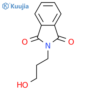 2-(3-hydroxypropyl)-2,3-dihydro-1H-isoindole-1,3-dione structure