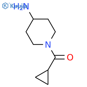 1-(Cyclopropylcarbonyl)piperidin-4-amine structure