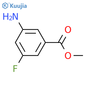 Methyl 3-amino-5-fluorobenzoate structure