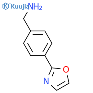 (4-(oxazol-2-yl)phenyl)methanamine structure