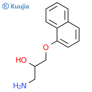 2-Propanol,1-amino-3-(1-naphthalenyloxy)-, (2S)- structure