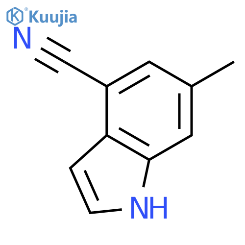 6-Methyl-1H-indole-4-carbonitrile structure