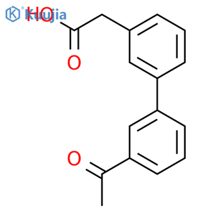 3'-Acetyl-biphenyl-3-acetic Acid structure