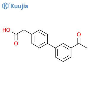 3'-Acetyl-biphenyl-4-acetic Acid structure