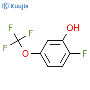 2-FLUORO-5-(TRIFLUOROMETHOXY)PHENOL structure