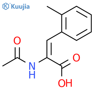 2-Acetamido-3-(o-tolyl)acrylic acid structure