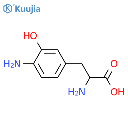 Phenylalanine, 4-amino-3-hydroxy- structure