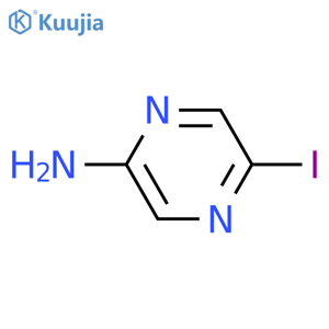 2-Amino-5-iodopyrazine structure