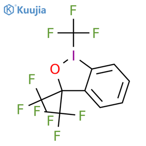 1,2-Benziodoxole, 1,3,3-tris(trifluoromethyl)- structure