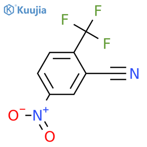 5-nitro-2-(trifluoromethyl)benzonitrile structure