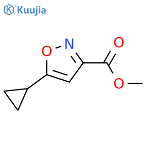 methyl 5-cyclopropyl-1,2-oxazole-3-carboxylate structure