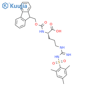 N-Alpha-Fmoc-N-g-(mesitylene-2-sulfonyl)-L-arginine structure