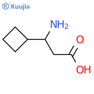 3-amino-3-cyclobutylpropanoic acid structure