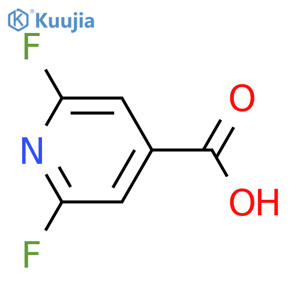 2,6-Difluoro-4-pyridinecarboxylic Acid structure