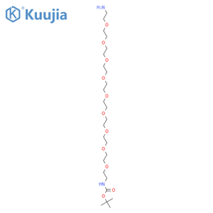 Boc-amido-PEG9-amine structure