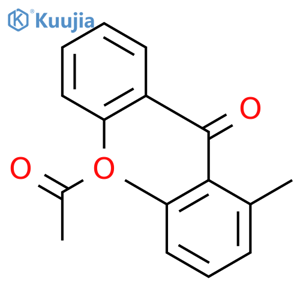 2-ACETOXY-2',6'-METHYLBENZOPHENONE structure