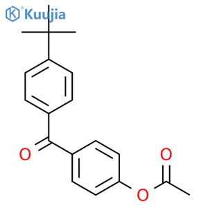 4-Acetoxy-4'-t-butylbenzophenone structure