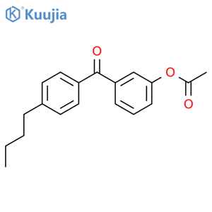 3-Acetoxy-4'-butylbenzophenone structure