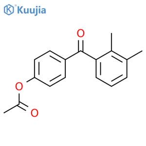 4-Acetoxy-2',3'-dimethylbenzophenone structure