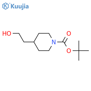 tert-butyl 4-(2-hydroxyethyl)piperidine-1-carboxylate structure