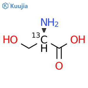 L-Serine-2-13C structure