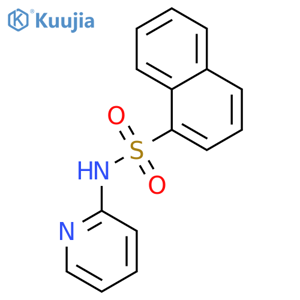 1-Naphthalenesulfonamide, N-2-pyridinyl- structure