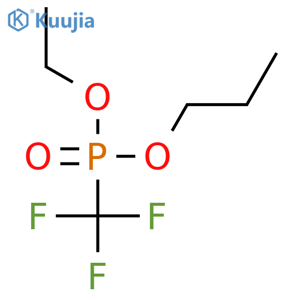 Phosphonic acid, (trifluoromethyl)-, ethyl propyl ester structure