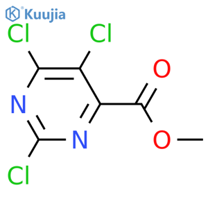 Methyl 2,5,6-trichloropyrimidine-4-carboxylate structure