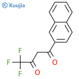 4,4,4-Trifluoro-3-oxo-2'-butyronaphthone structure