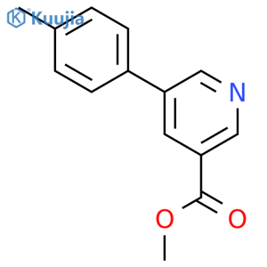 Methyl 5-(p-tolyl)nicotinate structure