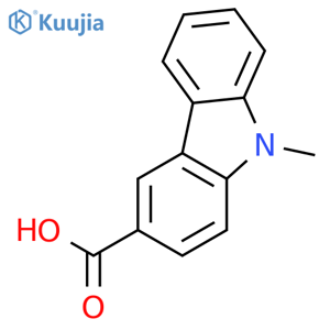 9-Methyl-9H-carbazole-3-carboxylic acid structure