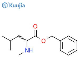 D-Leucine, N-methyl-, phenylmethyl ester structure