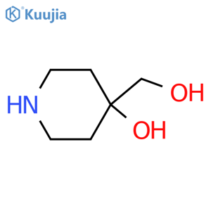 4-(Hydroxymethyl)piperidin-4-ol structure