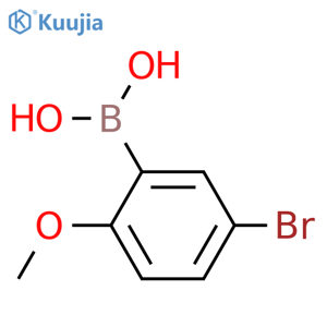 5-Bromo-2-methoxyphenylboronic acid structure