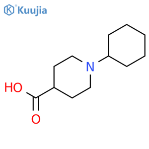 1-Cyclohexylpiperidine-4-carboxylic acid structure