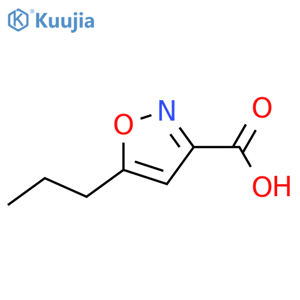 5-propyl-1,2-oxazole-3-carboxylic acid structure