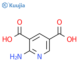 2-aminopyridine-3,5-dicarboxylic acid structure