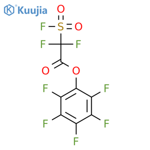 Acetic acid, difluoro(fluorosulfonyl)-, pentafluorophenyl ester structure