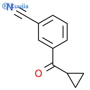 3-Cyanophenyl cyclopropyl ketone structure