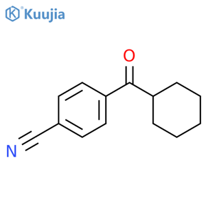 4-Cyanophenyl cyclohexyl ketone structure