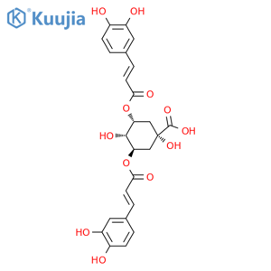 3,5-O-Dicaffeoylquinic acid structure