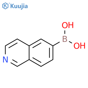 (isoquinolin-6-yl)boronic acid structure