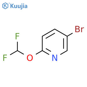 5-Bromo-2-(difluoromethoxy)pyridine structure