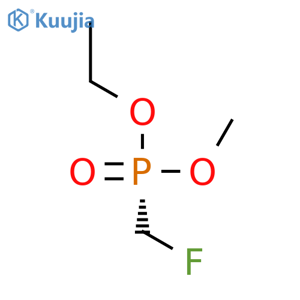 Phosphonic acid, (fluoromethyl)-, ethyl methyl ester, (R)- structure