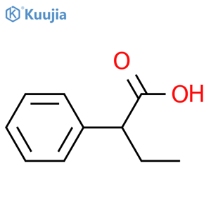 2-Phenylbutyric acid structure