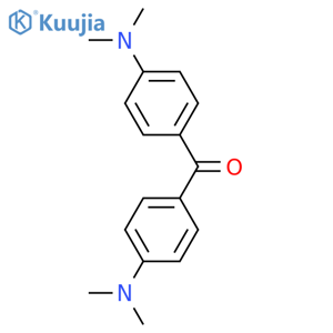 4,4'-Bis(dimethylamino)benzophenone structure