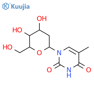 1-(2-Deoxyhexopyranosyl)-4-hydroxy-5-methylpyrimidin-2(1H)-one structure