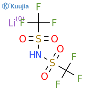 Lithium bis(trifluoromethanesulphonyl)imide structure